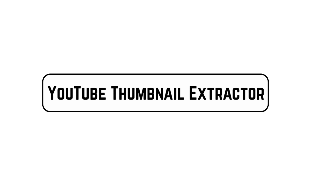 YouTube thumbnail Extractor