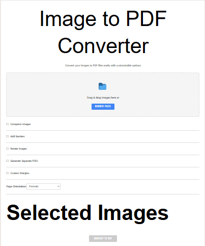 Image to PDF Converter