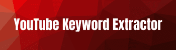 YouTube Keyword Extractor